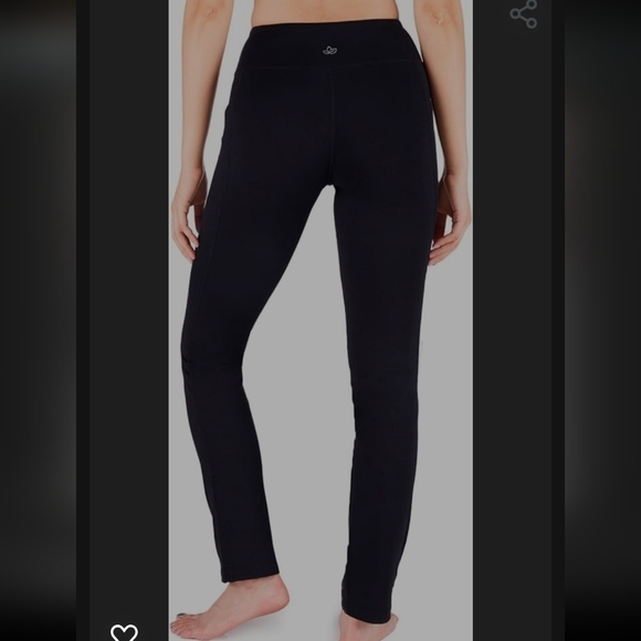 Yogipace Women's Straight Leg Yoga Pants Workout Pants. Color: Black(no Rear Poc - Picture 2 of 12